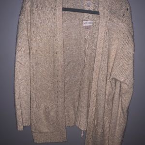 Tan cardigan